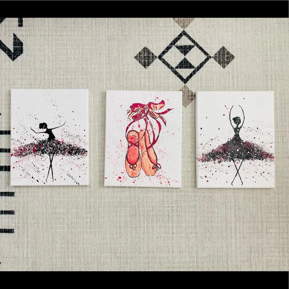 Ballerinas on a Canvas